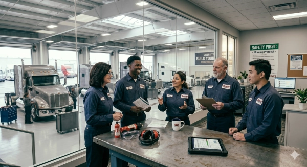 Positive workplace culture helping reduce the diesel technician shortage in fleet maintenance shops