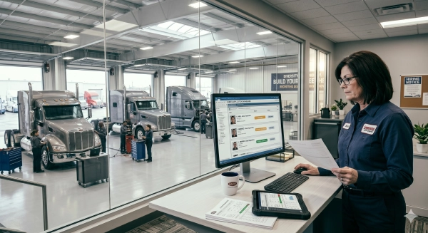 Local SEO and digital marketing helping diesel technician recruiting visibility for truck repair shops
