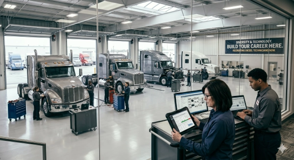 Heavy Duty Advertising helping solve the diesel technician shortage through digital marketing for diesel repair shops