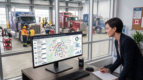 AI-assisted repair shop prospecting for heavy-duty fleet and commercial customers