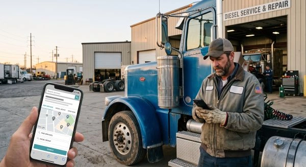 Mobile diesel repair search for drivers looking for a local shop