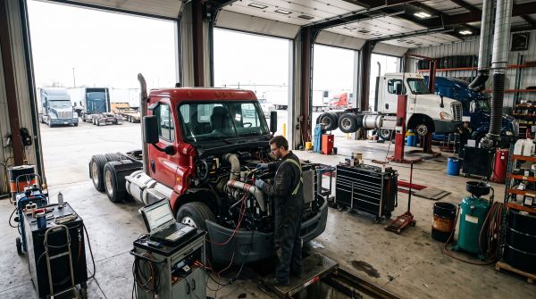 Heavy Duty Advertising truck repair shop marketing for commercial repair businesses