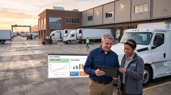 Heavy Duty Advertising transportation leads strategy for attracting freight and logistics customers online.